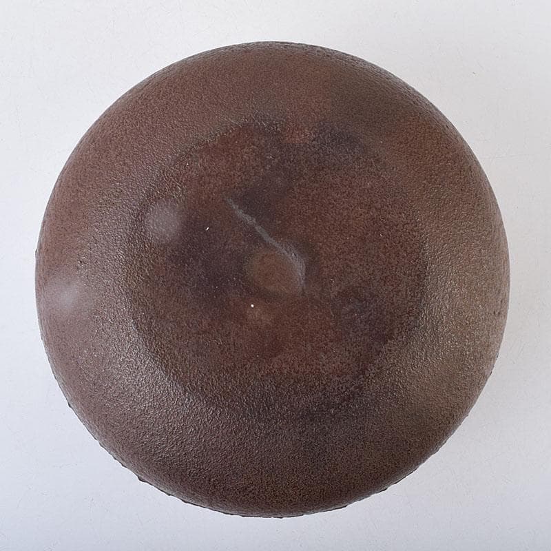 煎茶道具　佐藤浄清作　了々斎好　刷毛目　風炉釜　鉄釜　共布共箱　M　R9052H