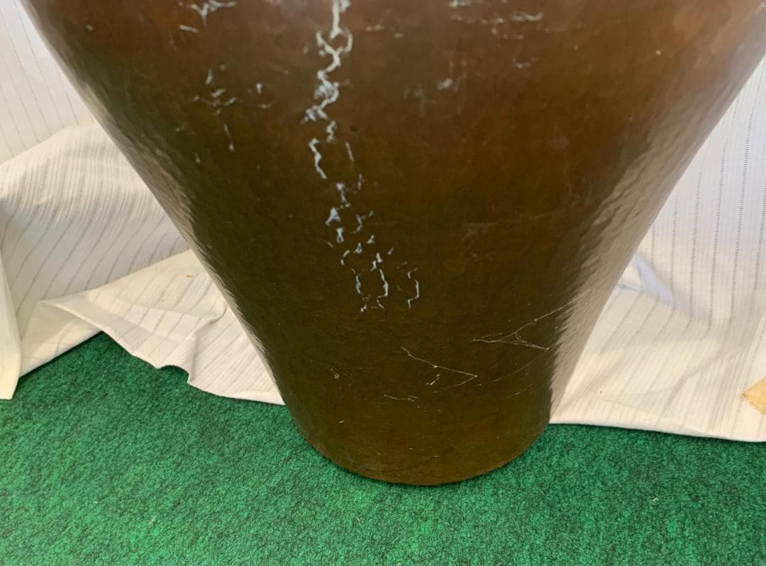 ヴィンテージ!! 銅製 水差し 花瓶 花器 フランス製 大型 現状品!!