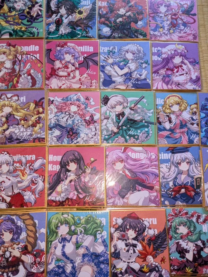 東方プロジェクト カード 色紙 32枚 火焔猫燐 霊烏路空 古明地こいし