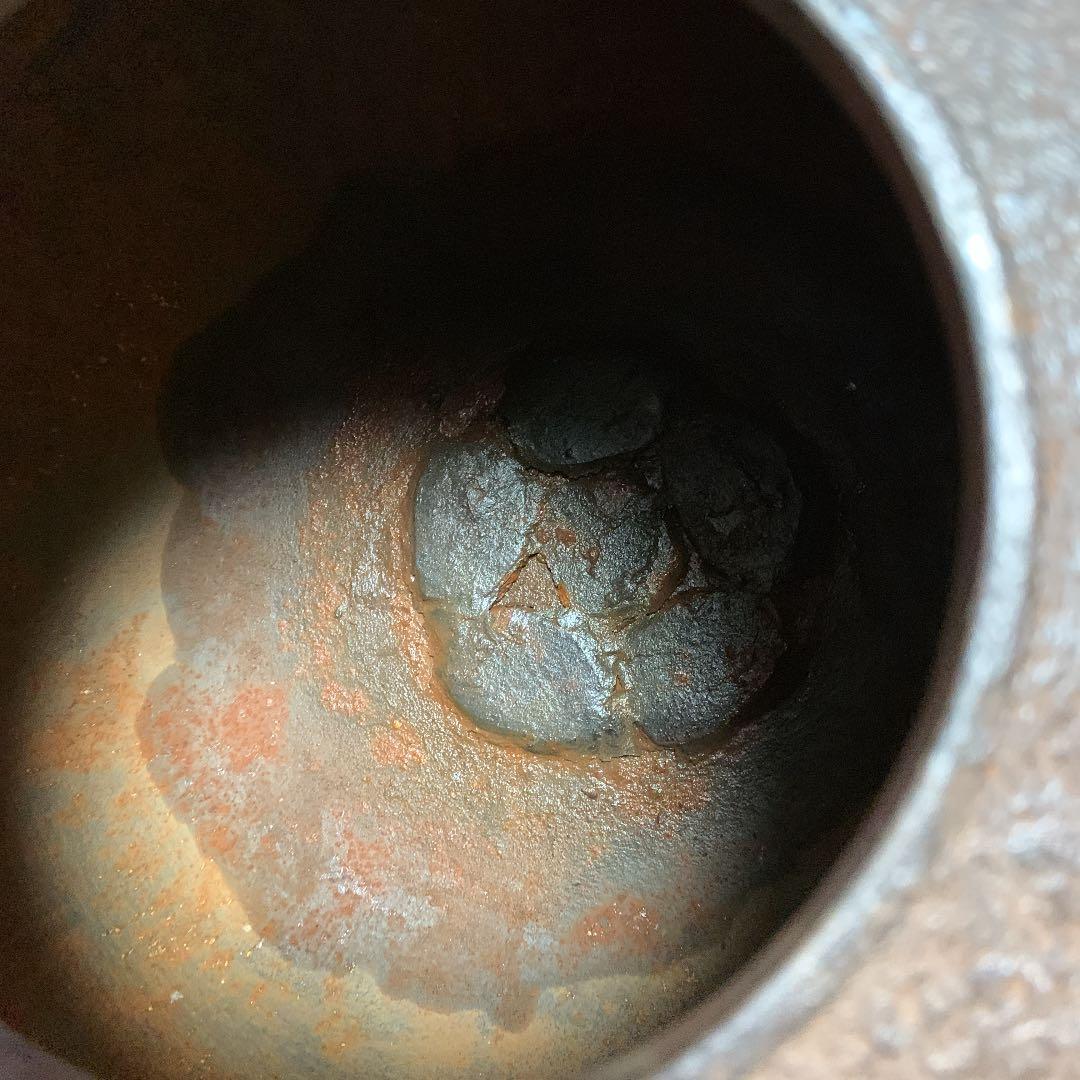 お値下げ茶道具　炉釜　和田美之助　竹林