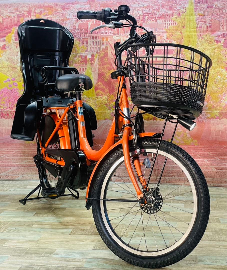 ZK3349 電動自転車 ヤマハ パスバビー 子供乗せ 20インチ 送料無料