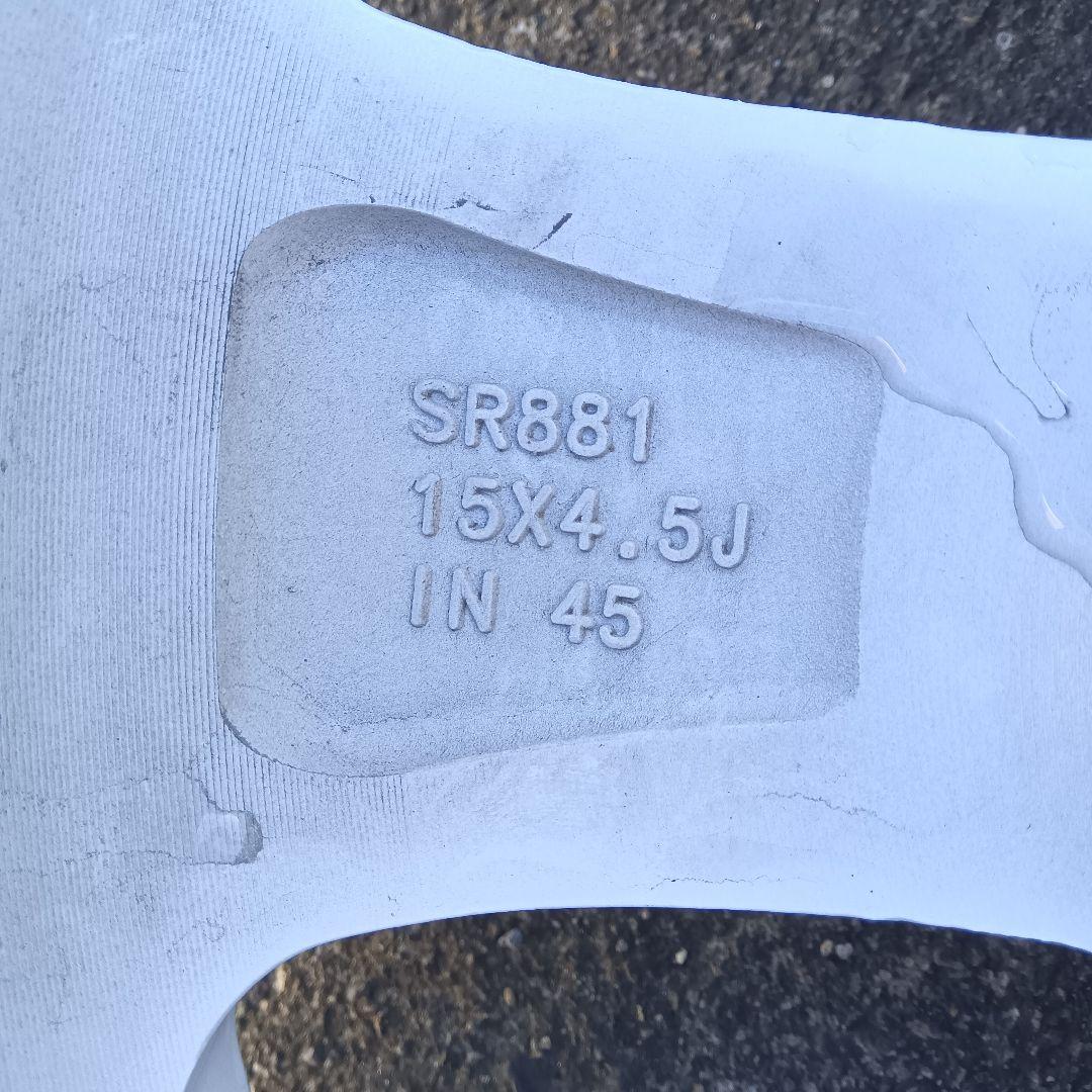 美品　15インチweds graft 5s 軽自動車　ホイール＆タイヤ4本セット