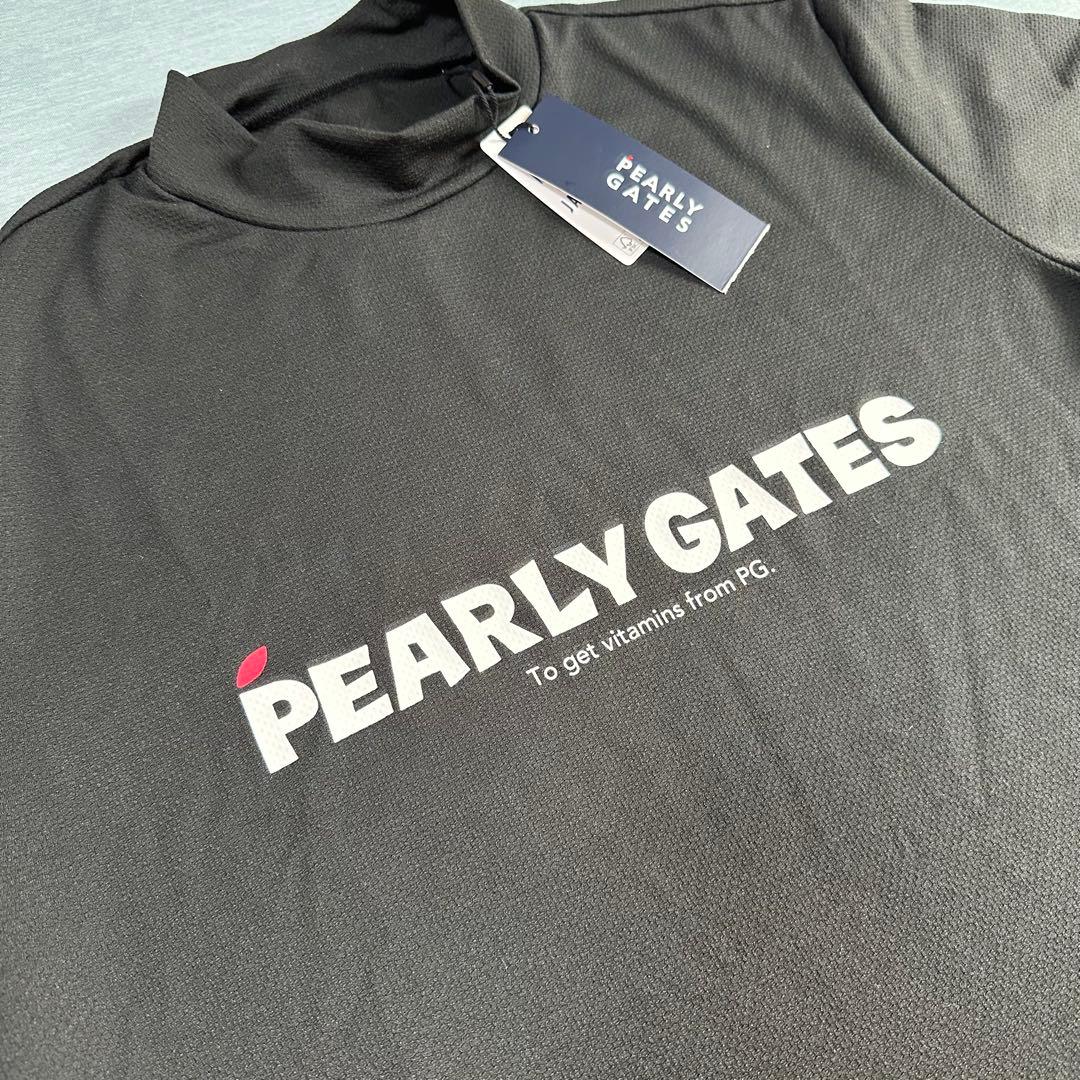 新品未使用　ベア疑似メッシュ半袖モックネックカットソー