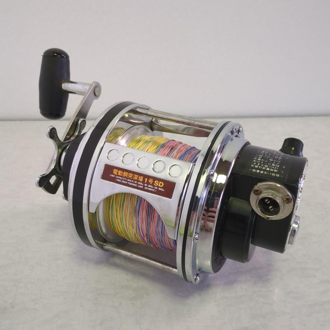【動作確認済】Olympic 電動胴突深場 1号 SD 電動リール