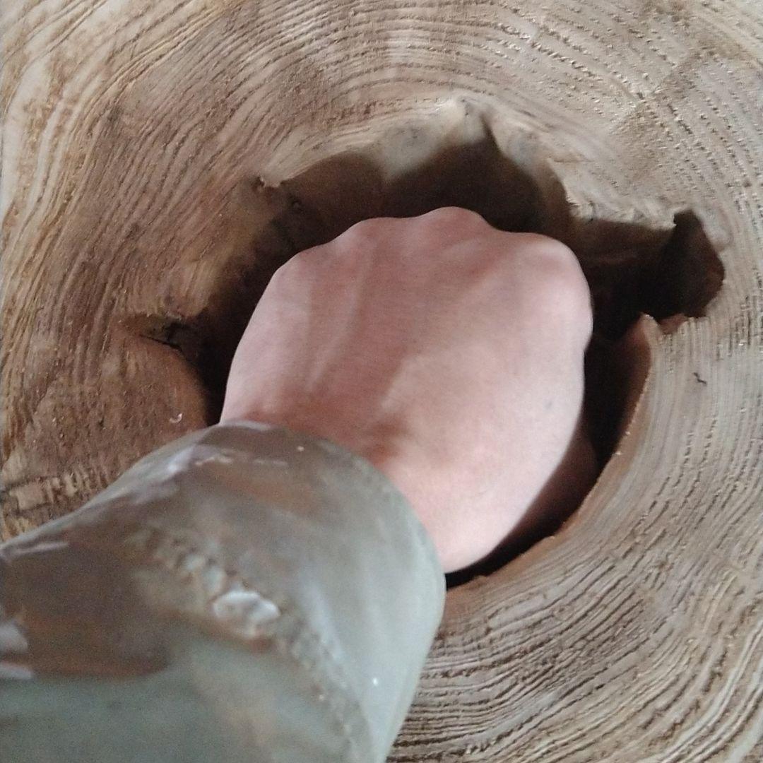 交渉中です！くりぬき丸太(杉)