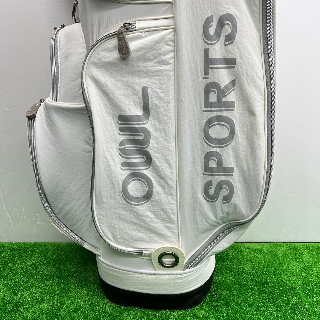 OUUL オウル 8インチ　ホワイト　ゴルフバッグ　キャディバッグ