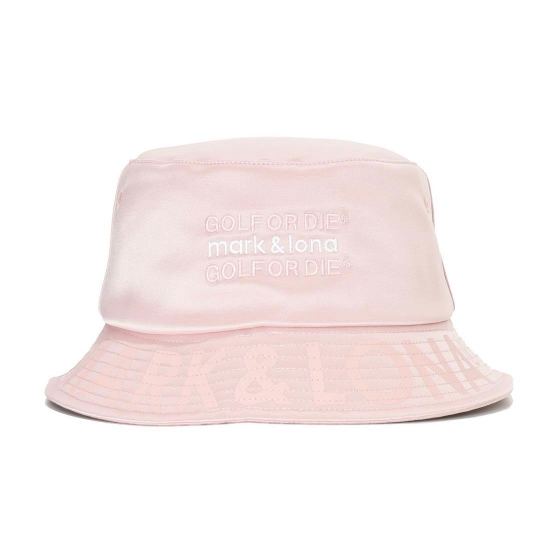 新品 ✨ MARK&LONA バゲットハット 帽子 マーク&ロナ ピンク メンズ