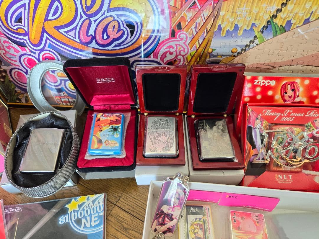 【新品セット】RIO　リオデカーニバル　ZIPPOジッポーライター　フィギュア