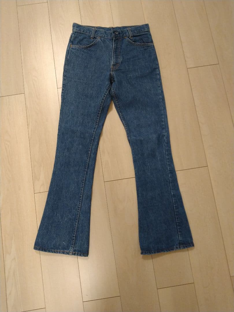 70Sリーバイス　ブーツカット・フレアデニム