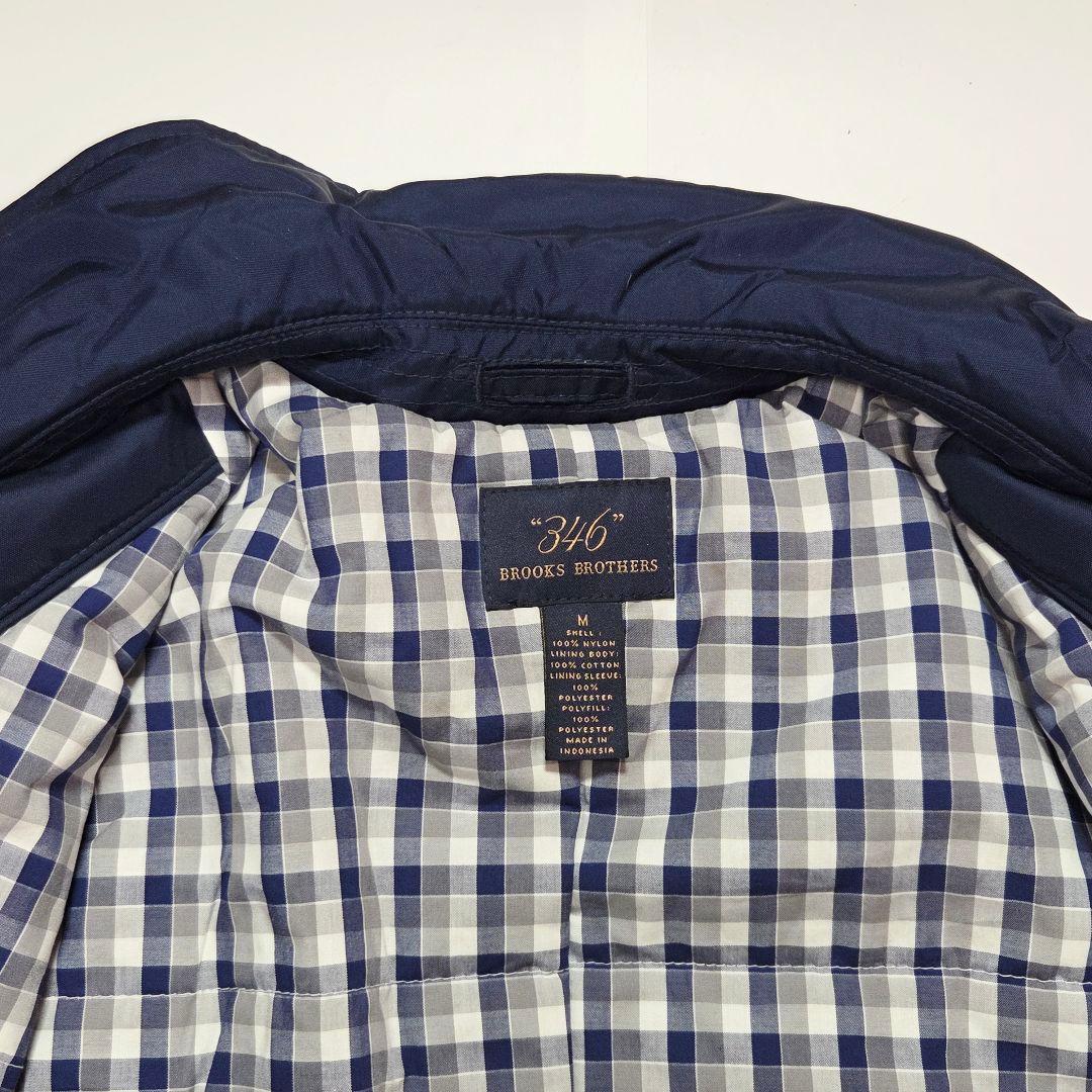 【美品】​ブルックスブラザーズ ナイロン サファリジャケット 中綿入り 紺 M