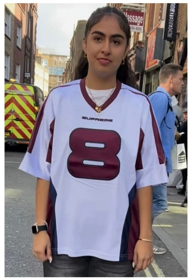 Supreme Martin Rose Football Jersey 白Ｍ