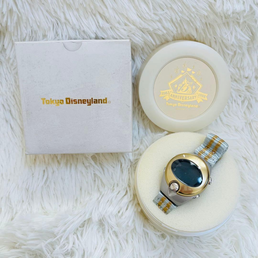 未使用　東京ディズニーランド15周年記念腕時計 セイコーアルバスプーン 電池切れ