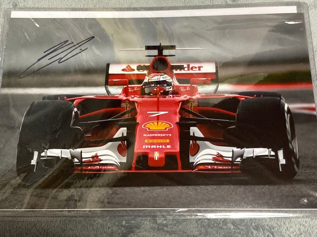 F1 キミ・ライコネン 直筆サイン入りフォト 証明書付き