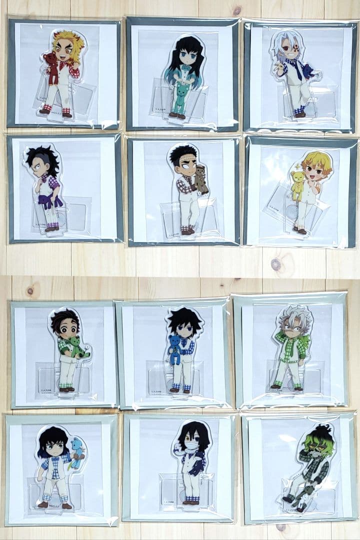 鬼滅の刃 ホワイトデー2023 アクリルスタンド 12種 フルコンプ 未開封