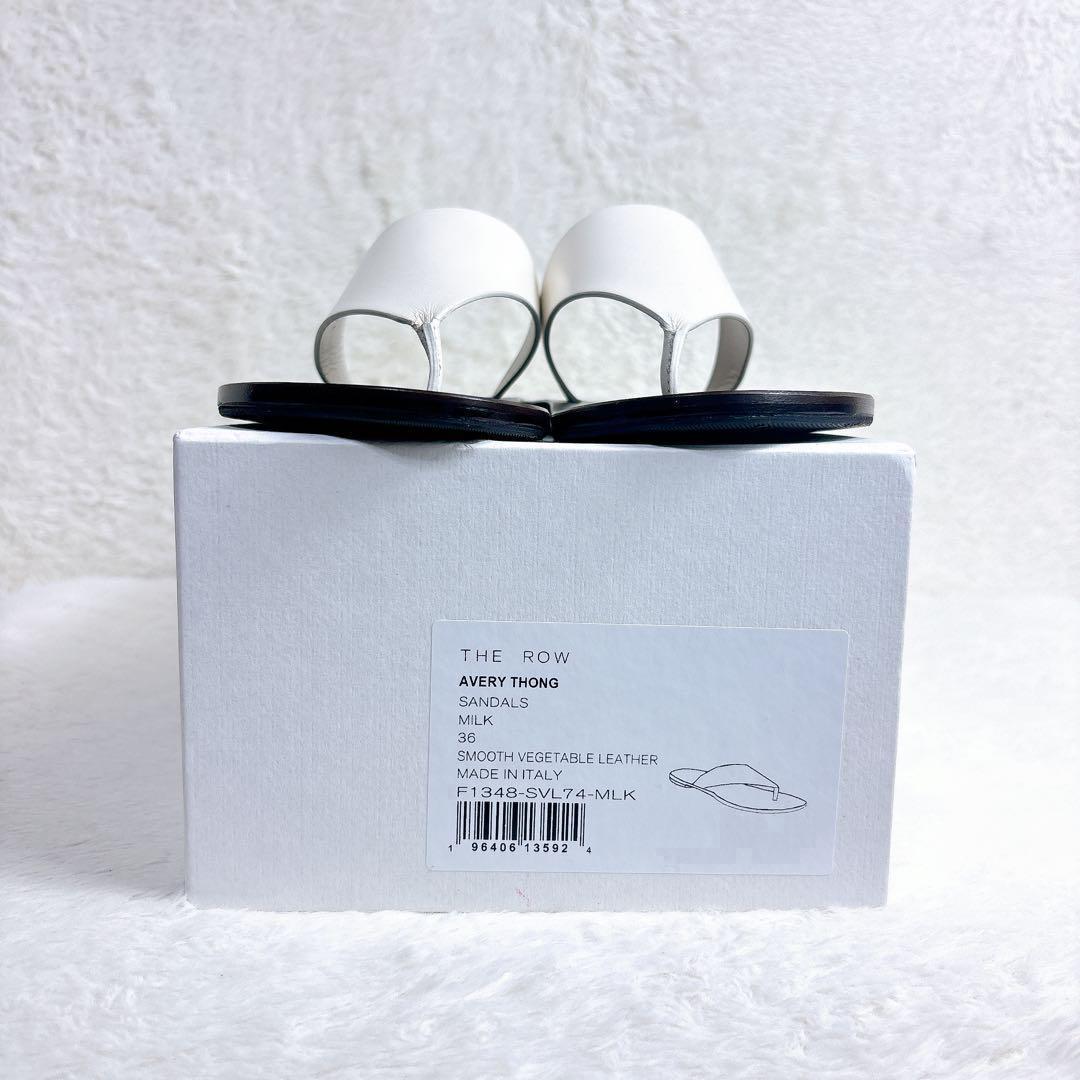 THE ROW ザロウ 23SS AVERY エイブリー レザートングサンダル