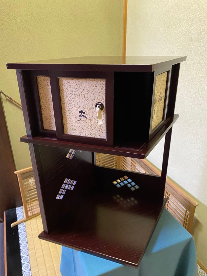 《歳末特価》茶道具/徒然棚　淡々斎好写　中村宗悦作　組立式